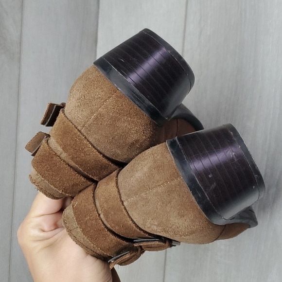 Sam Edelman Womens Suede Ankle Booties Western boots sz 7 - Picture 5 of 12